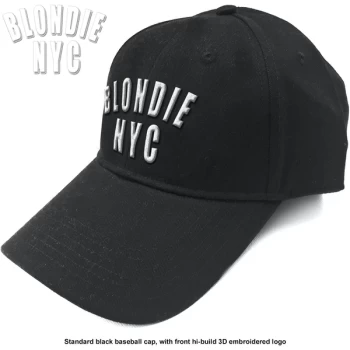 Image of Blondie - NYC Logo Mens Baseball Cap - Black