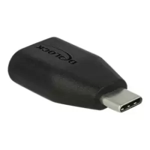 Image of Delock Adapter SuperSpeed USB Type-C male > Type-A female - Black