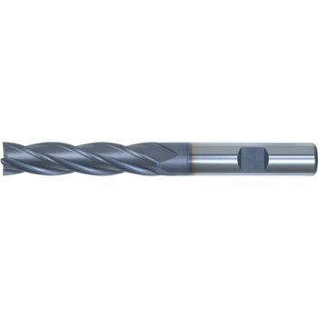 Image of 12.00MM Series 10 HSS-Co 8% 4 Flute Weldon Shank Long Series End Mills - TiCN Coated