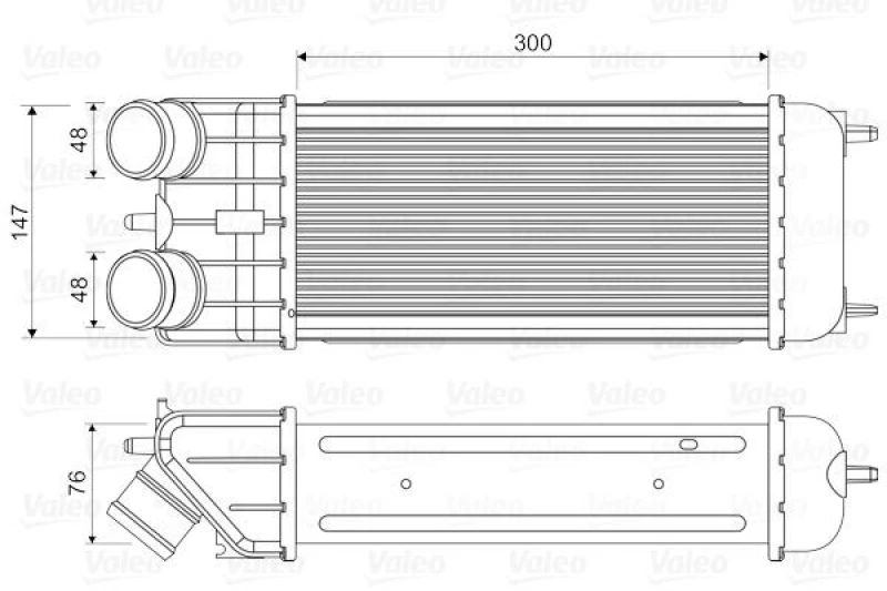 Image of Intercooler VALEO 818663
