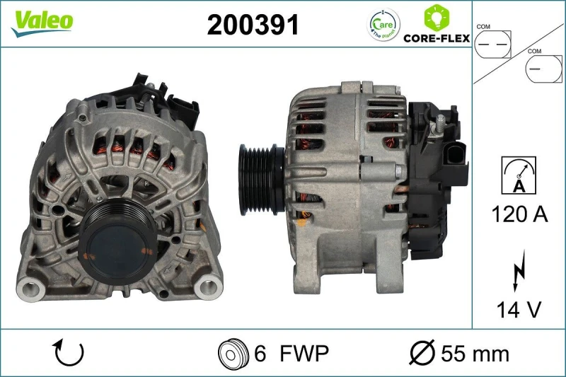 Image of VALEO Alternator VALEO 200391