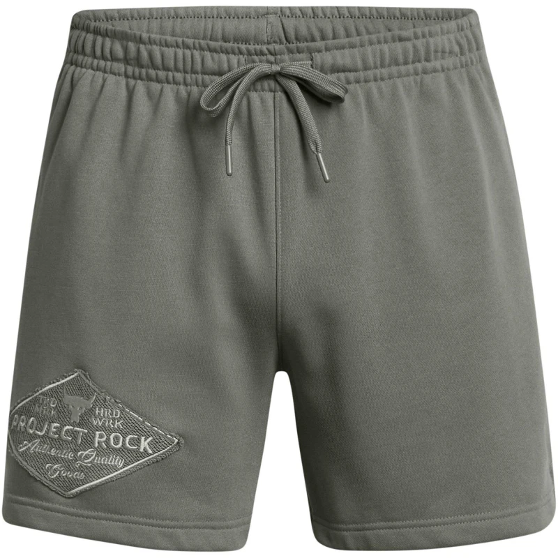 Image of Under Armour Mens Fleece Jogger Shorts Green male XS