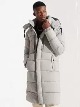 Image of Superdry Touchline Padded Jacket - Grey Size XL Men