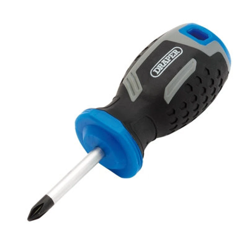 Image of Draper 13356 Phillips Soft Grip Screwdriver, PH1 x 38mm 13356
