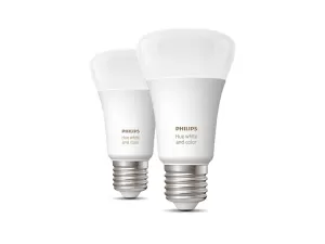 Image of Hue White Ambiance Bluetooth LED Bulb - E27 Twin Pack - White