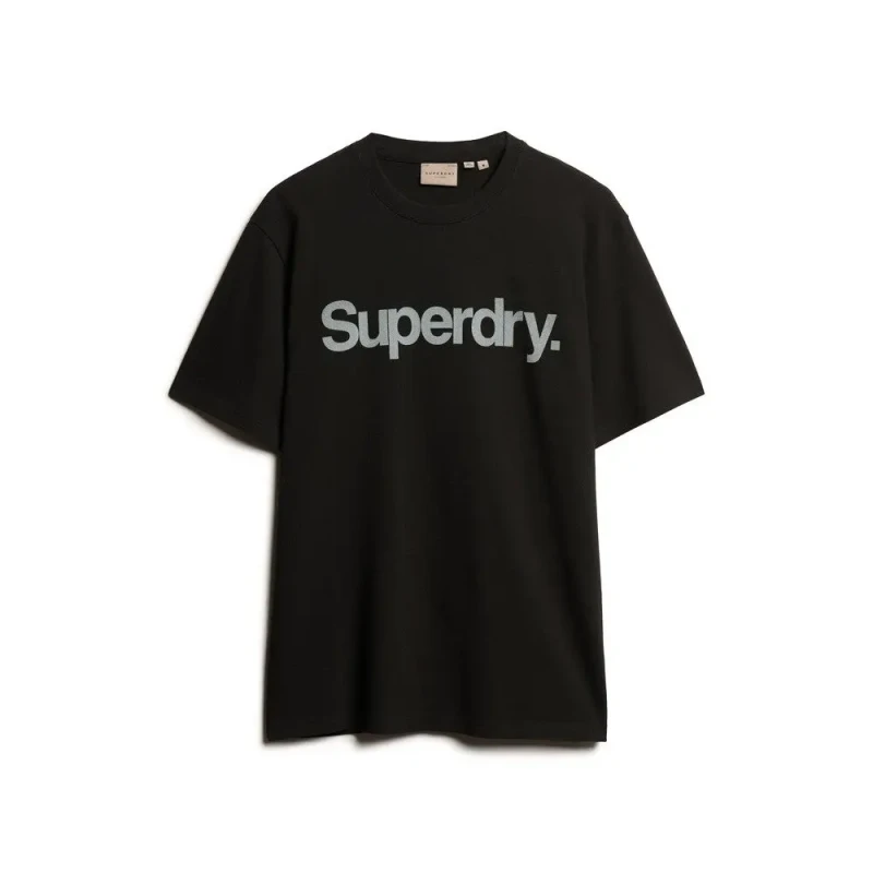 Image of Superdry T-Shirt Superdry Core Logo City Noir Male S