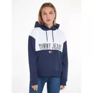 image of Tommy Jeans Rlxd Archive Hoodie - Blue