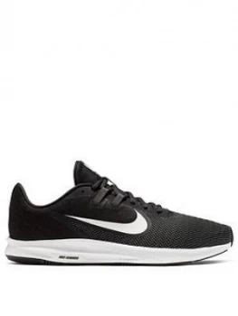 Image of Nike Downshifter 9 - Black/White, Size 7, Men