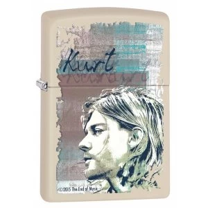 Image of Zippo Kurt Cobain Matte Cream Lighter