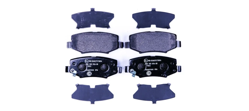 Image of HELLA Brake pad set HELLA 8DB 355 014-381