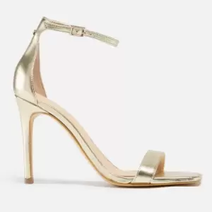 image of Guess Devon Leather Heeled Sandals - UK 4