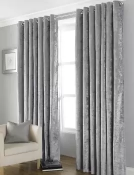 Image of Euphoria Crushed Velvet Blackout Eyelet Curtains