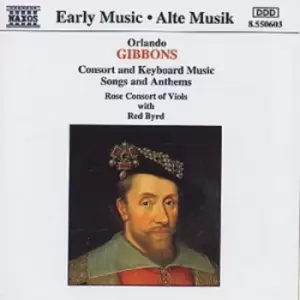 image of Consort and Keyboard Music by Orlando Gibbons CD Album