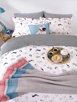 Joules Joules Sleeping Dogs Duvet Cover Set - Sb