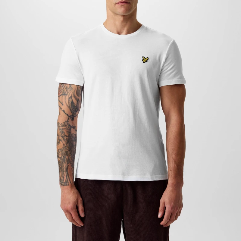 Image of Lyle and Scott Eagle T-Shirt - White White 2XL