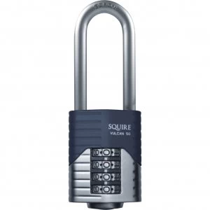 image of Henry Squire Vulcan Boron Shackle Combination Padlock 40mm Long