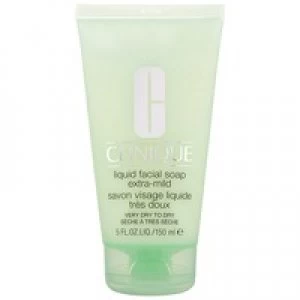 Image of Clinique Cleansers and Makeup Removers Liquid Facial Soap Extra Mild for Very Dry to Dry Skin 150ml 5 fl.oz.