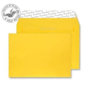 Image of Blake Creative Colour C4 120gm2 Peel and Seal Wallet Envelopes Egg