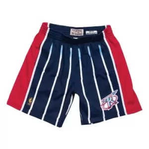 image of Mitchell And Ness Nba Swingman Shorts 2.0 Houston Rockets 1996-97, Navy, Male, Shorts, SMSHGS18234-HRONAVY96