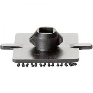 Image of Hook and loop stick on square screw on Loop pad L x W 25mm x 25 mm