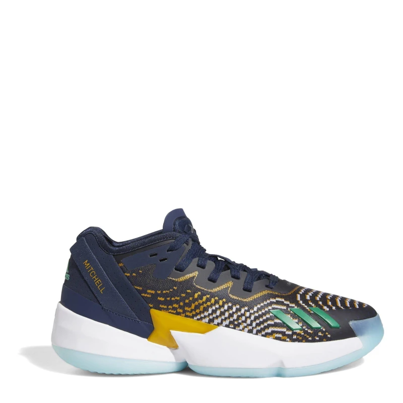 Image of adidas D.O.N Issue 4 Basketball Trainers Mens - Blue Blue 9.5