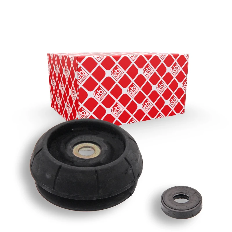 Image of FEBI BILSTEIN 12673 Top strut mount Front Axle, with ball bearing Elastomer Suspension Strut Support Bearing (1180)
