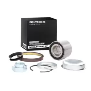 Image of RIDEX Wheel bearing kit 654W0442 Wheel hub bearing,Wheel bearing PEUGEOT,CITROEN,206 Schragheck (2A/C),206+ Schragheck (2L_, 2M_),206 SW (2E/K)