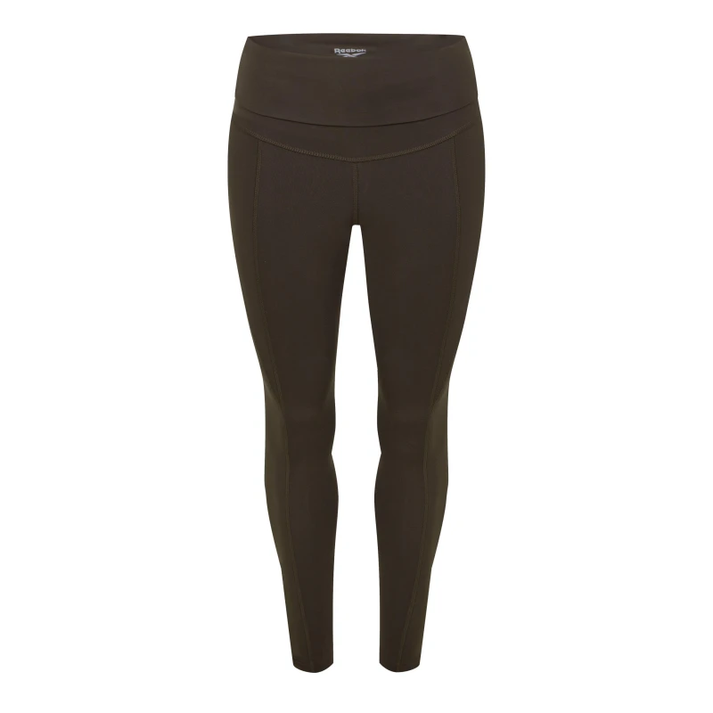 Image of Reebok Lux Maternity Leggings Womens - Brown Brown 4