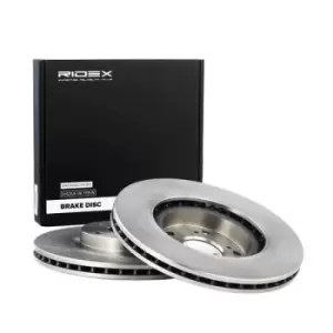 Image of RIDEX Brake disc Front Axle 82B0520 Brake rotor,Brake discs HONDA,CR-V II (RD_)