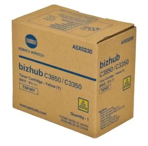 Image of Original Konica Minolta TNP48Y Yellow Laser Toner Ink Cartridge