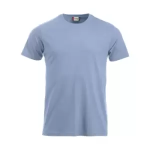 image of Clique Mens New Classic T-Shirt (S) (Light Blue)