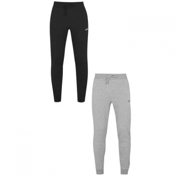 Image of Jack and Jones 2 Pack Joggers - Black/Grey