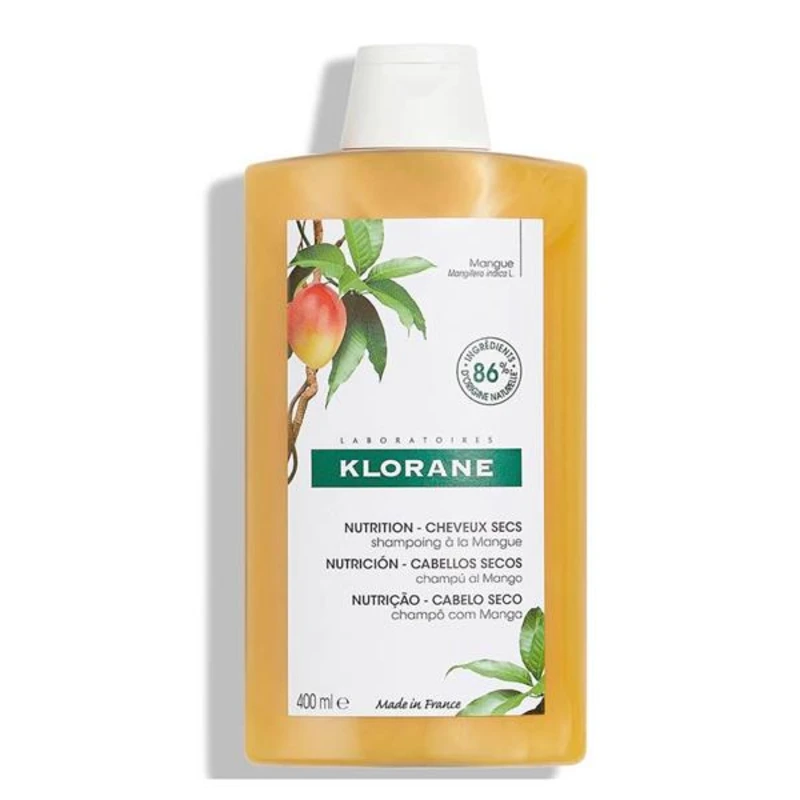 Image of Klorane Mango Nourishing Shampoo for Dry Hair 400ml