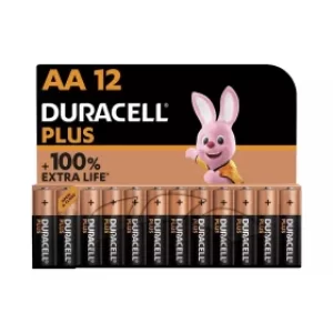 Image of Duracell Plus Power AA Alkaline Batteries (12 Pack)