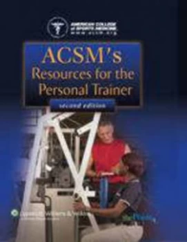 Image of Acsms Resources for the Personal Trainer by American College of Sports Medicine Hardback