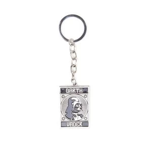 Image of Star Wars - Darth Vader Keychain - Silver/Black