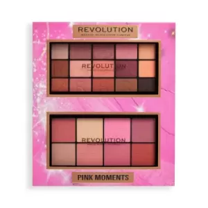 Image of Makeup Revolution Pink Moments Face & Eye Gift Set