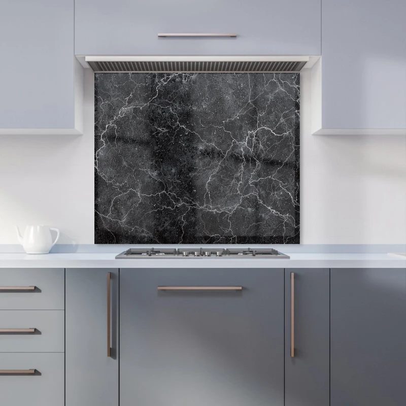 Image of Warren Reed - Designer Slate Grey Quartz Effect Kitchen Splashback Size: 600mm x 750mm Grey Unisex 600mm x 750mm