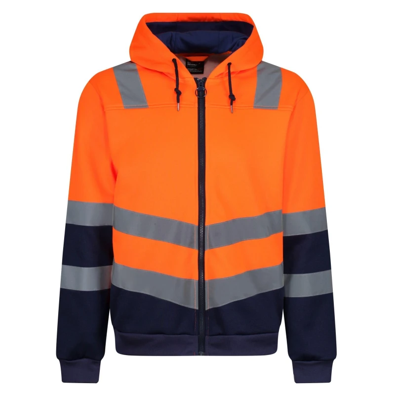 Image of Regatta Pro Hi Vis Hoodie - Orange Orange 3XL