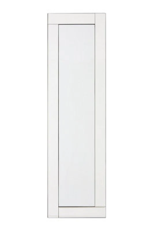 Image of Premier Housewares Milania Floorstanding Black Velvet Mirror Clear