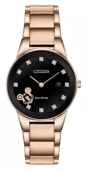 Image of Citizen GA1056-54W Disney Mickey Mouse Diamond-Set Eco-Drive Watch