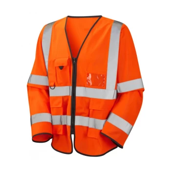 Image of PKJ EXECUTIVE SLEEVED VEST OR 4XL - Orange - Beeswift