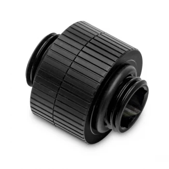 Image of EK Water Blocks EK-Quantum Torque 14mm Rotary Male/Male Extender - Black