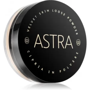 image of Astra Make-up Velvet Skin Brightening Loose Powder for Velvety Finish Shade 02 Porcelain 11 g