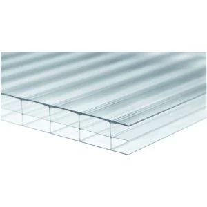 image of Wickes 16mm Triplewall Polycarbonate Sheet 980 x 4000mm