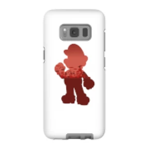 Image of Nintendo Super Mario Mario Silhouette Phone Case - Samsung S8 - Tough Case - Gloss