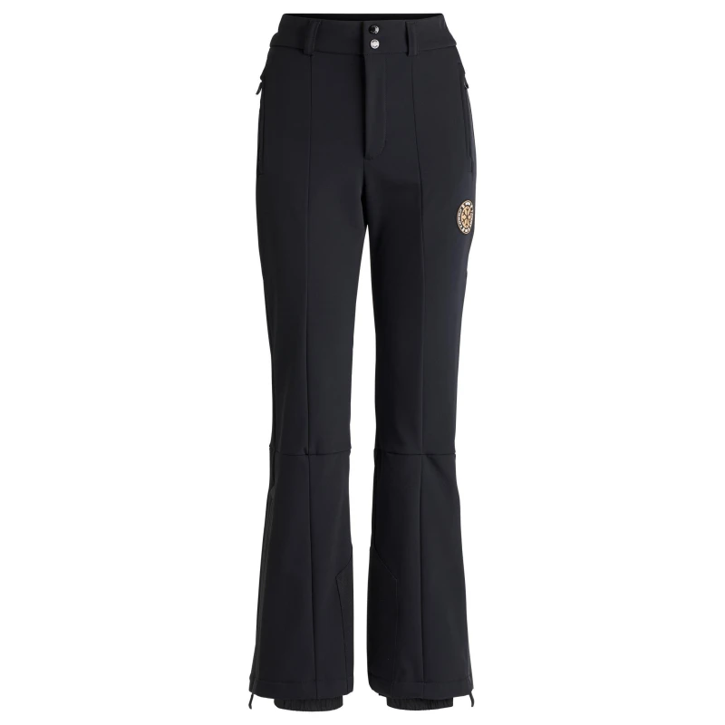 Image of Boss Womens Straight Leg Trouser Black female 10 (M)