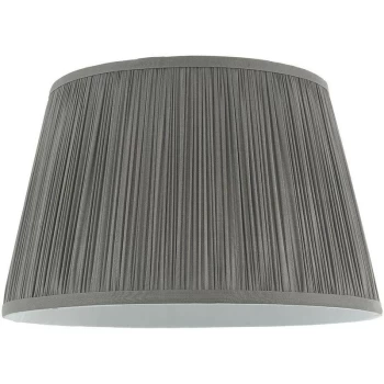 Image of Endon Freya - 1 Light Shade Light Charcoal Silk, E27
