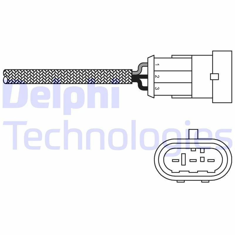 Image of DELPHI Lambda sensor DELPHI ES10971-12B1