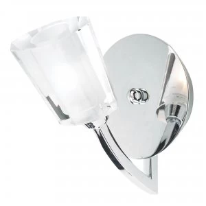 Image of Litecraft Karma Chrome Wall Light